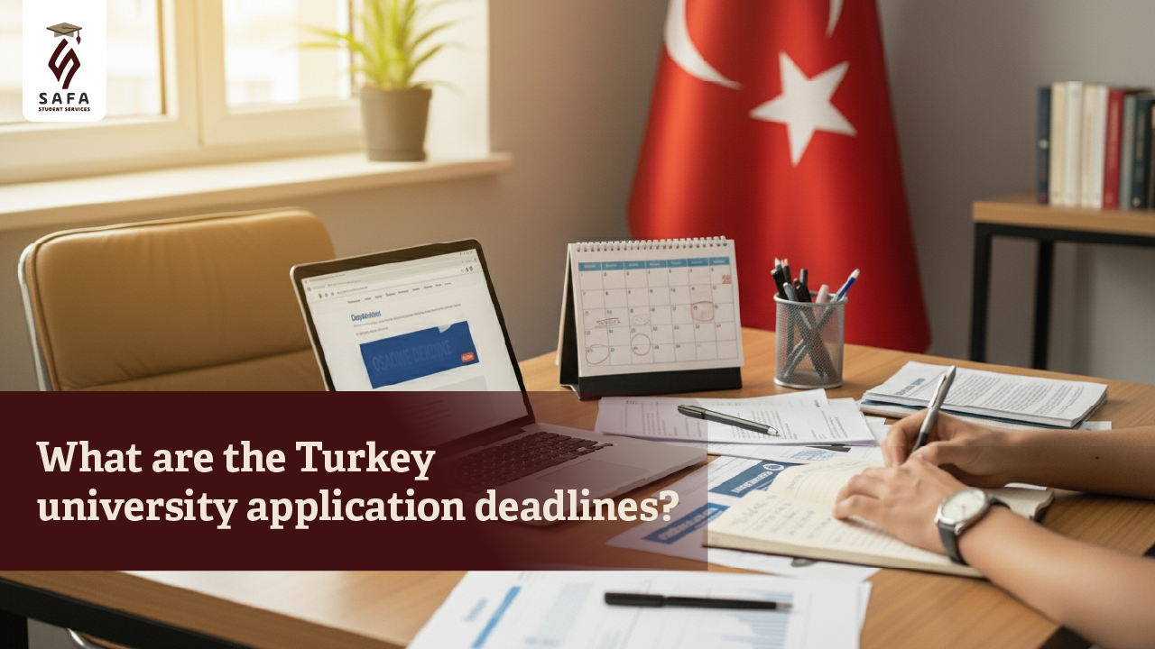 What are the Turkey university application deadlines in 2026?