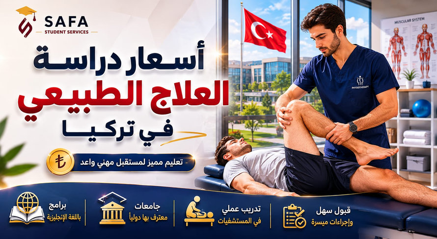 أقل تكاليف دراسة العلاج الطبيعي في تركيا 2026-2027